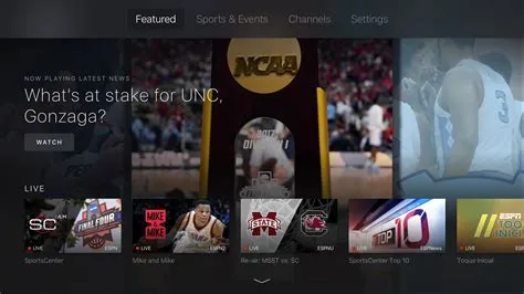 Did apple tv get rid of espn?