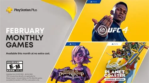 What psn game is february?