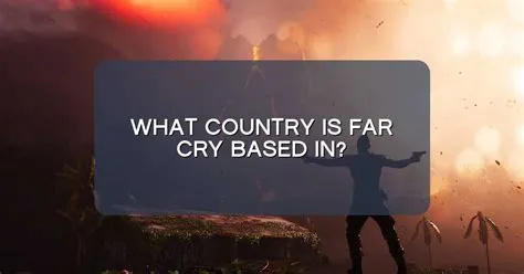 What country is far cry 5 based on?