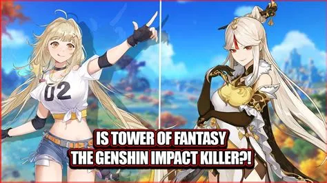 Did tower of fantasy call itself genshin killer?