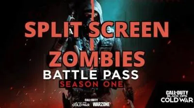 Can you play 4 split-screen on cold war zombies?