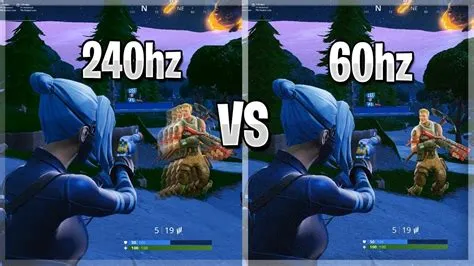 Is 240hz good for fortnite?