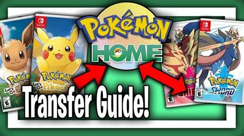 Can you transfer pokémon back to sword from home?