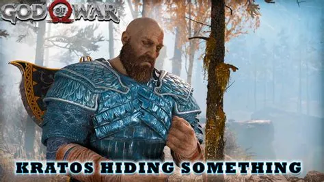 What is kratos hiding on his arms?