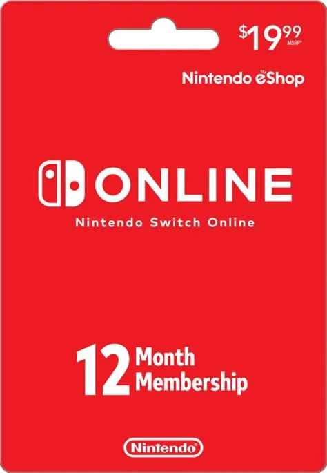 How does nintendo online card work?