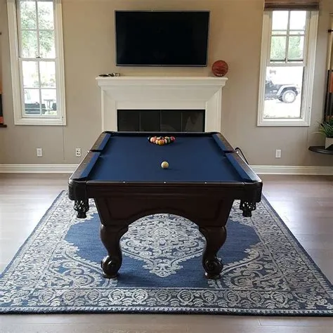 Should you put a rug under a pool table?