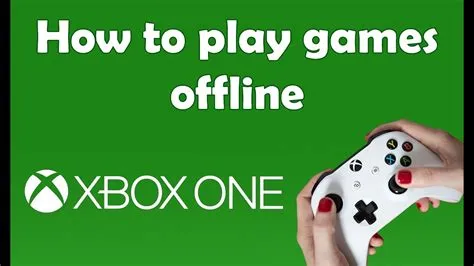 Can you install games offline on xbox one?