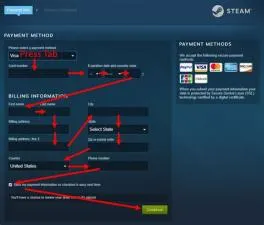 Why is steam asking for my billing address?