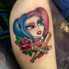 What is harley quinn tattoo?