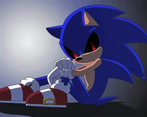 Who has red eyes in sonic?