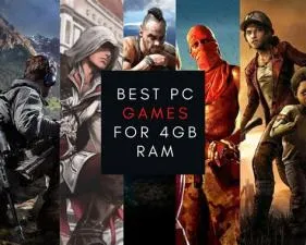 Can i play game with 4gb ram laptop?