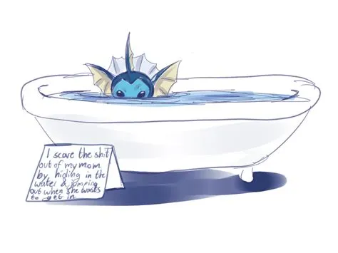 Which pokémon hates getting wet?