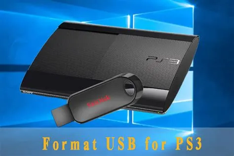 Can you use a usb for storage on ps3?