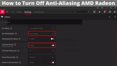 What is amd anti-aliasing?