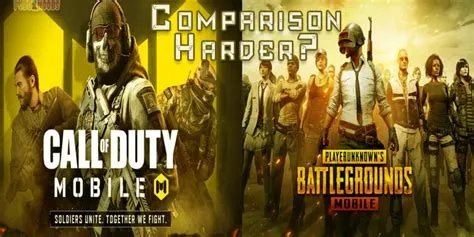 Is cod harder than pubg?