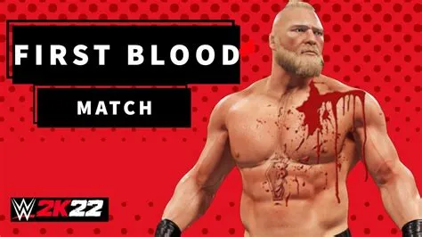 Will wwe 2k22 have blood?