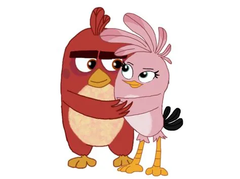 Who is in love with red angry birds?