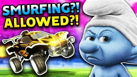 Is smurfing legal rocket league?