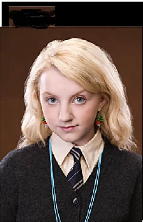 Who is the weird blonde girl in harry potter?