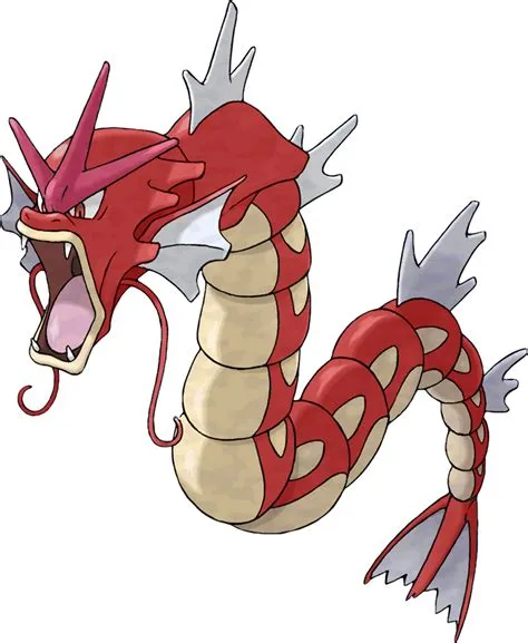 Is red gyarados a dragon type?