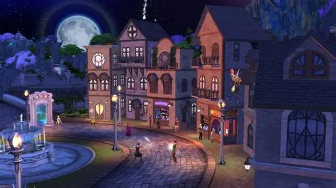 Can you live in the magic realm in sims?