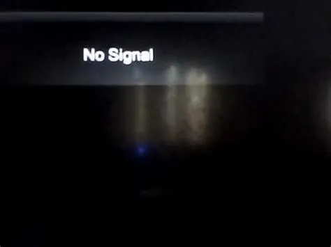 Why does my playstation 4 have no signal to my tv?