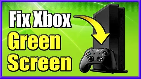 What causes xbox green screen of death?