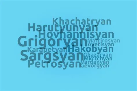 Why do armenian last names end in yan?