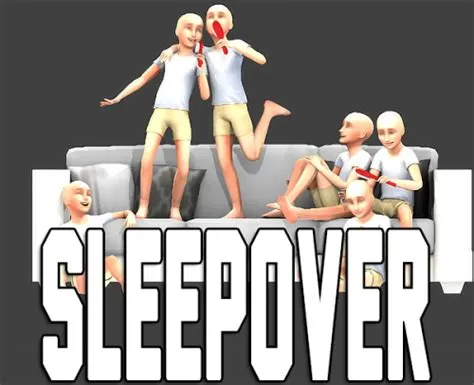 Can child sims have sleepovers?