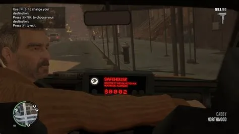 Can you become a taxi driver in gta 4?