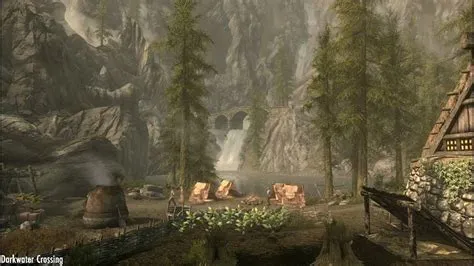 Who was the first to settle skyrim?