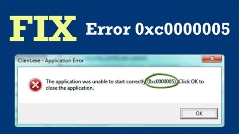 What is error x000005?