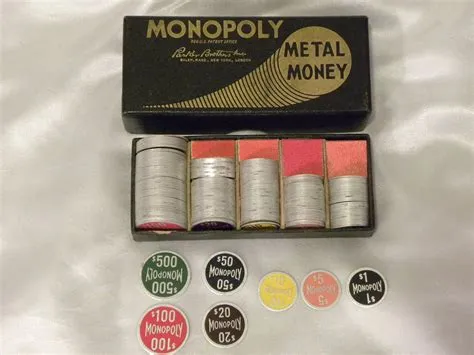 Did monopoly have coins?