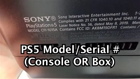 Can you check ps5 serial number?