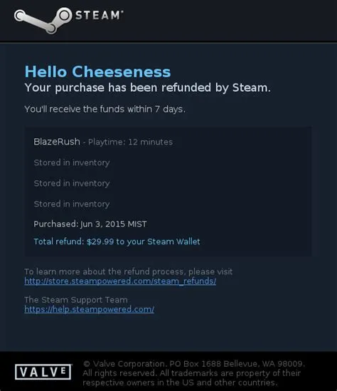 Can i abuse steam refund?