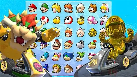 Can you unlock characters in mario kart 8?