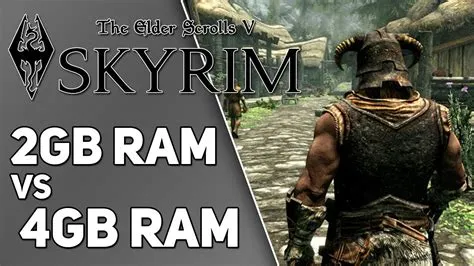 How much ram can skyrim use max?