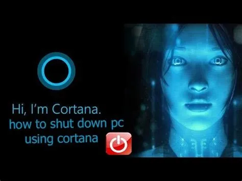 Can cortana shut down computer?