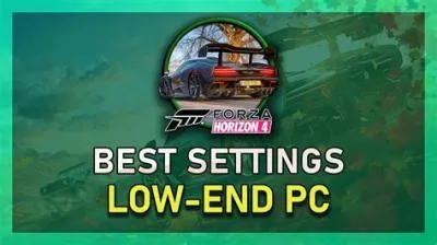 Can low end pc run forza horizon 4?