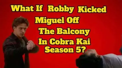 Who kicked miguel in cobra kai?