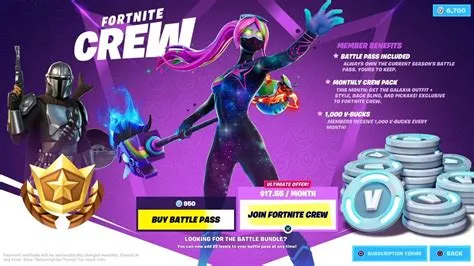 Why cant i buy the fortnite crew?