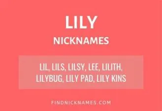 What are nicknames for lillie?