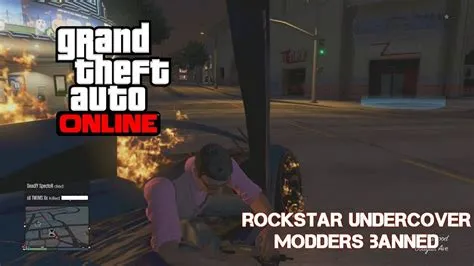 Does rockstar ban modders gta 5?