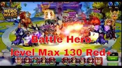 What is the max level in hero wars?