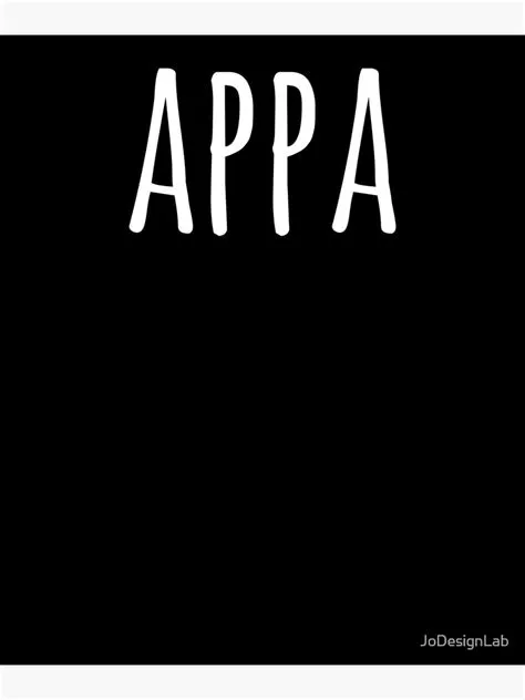 Does appa mean dad?