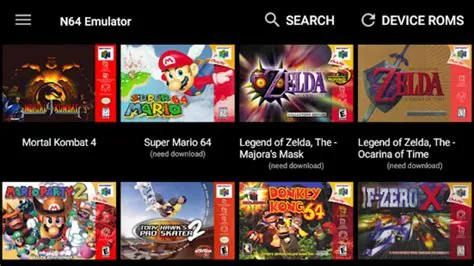 Is it legal to emulate n64 games?