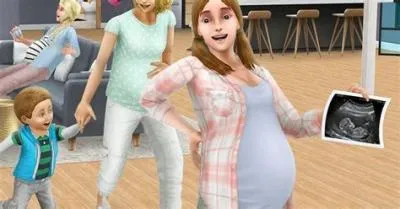 Can you age a sim while theyre pregnant?