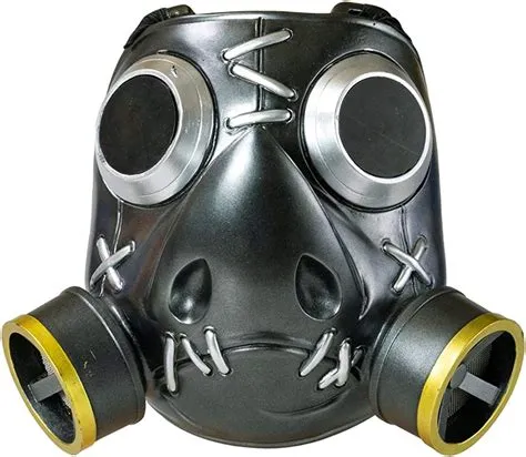 Why does roadhog wear a gas mask?