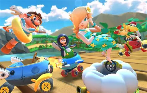 How many mario kart players can be on one switch?