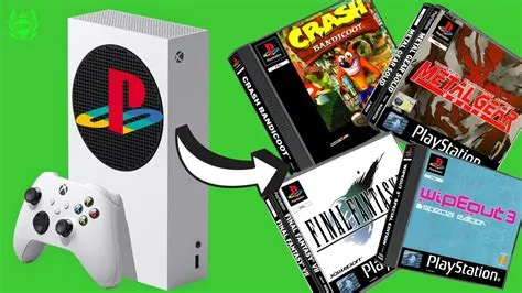 Can the new xbox play ps1 games?